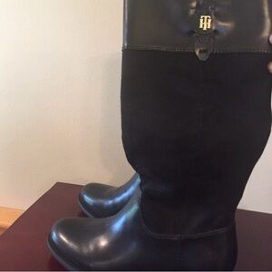 Tommy Hilfiger Black Boots